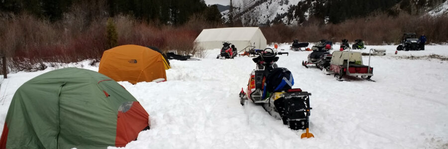 Winter camping at Bear Creek